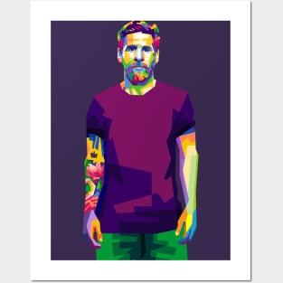 Lionel Messi WPAP Posters and Art